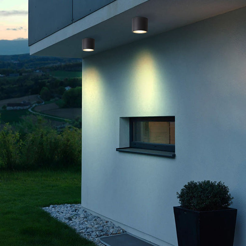 Waterproof Cylindrical LED Downlight - Stylish Ceiling Spot Lights for Balcony, Aisle & Corridor Lighting