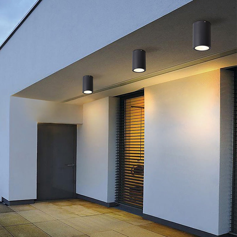 Waterproof Cylindrical LED Downlight - Stylish Ceiling Spot Lights for Balcony, Aisle & Corridor Lighting