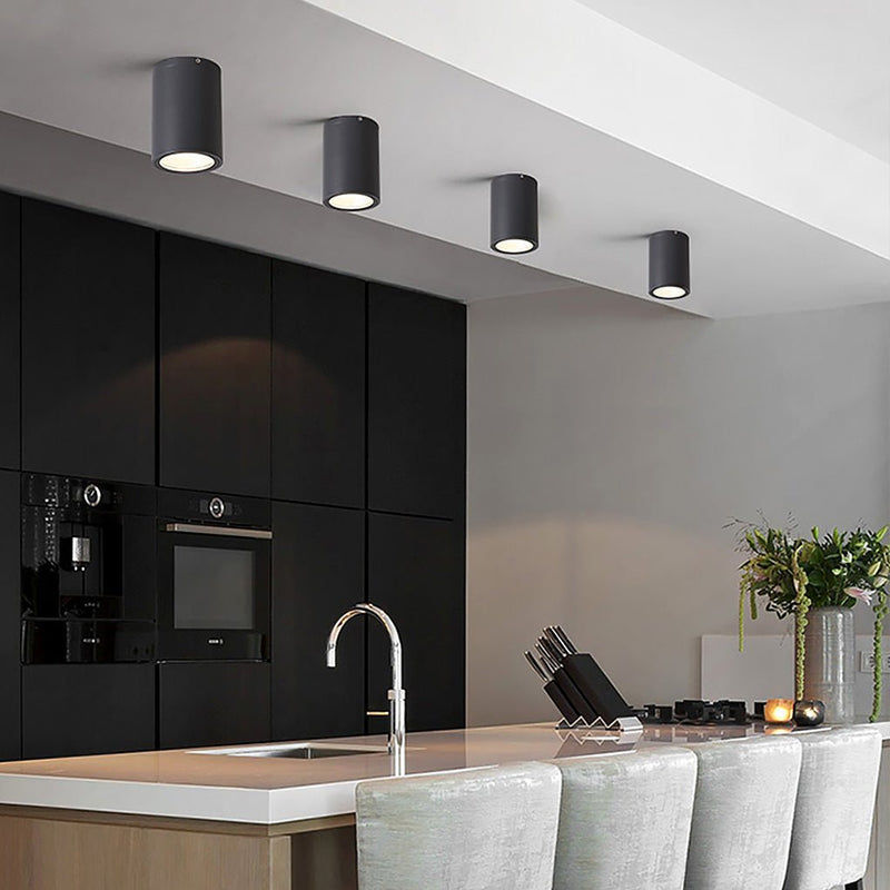 Waterproof Cylindrical LED Downlight - Stylish Ceiling Spot Lights for Balcony, Aisle & Corridor Lighting