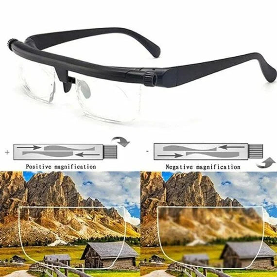 Adjustable Focus Glasses for Near and Far Sight - Customizable Vision Correction Eyewear*