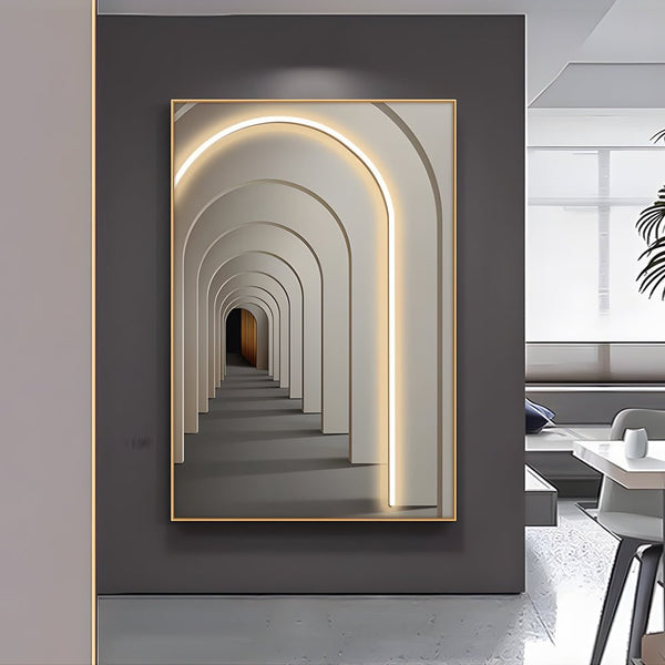Remote-Controlled Decorative LED Light Canvas Wall Art – Illuminated Hanging Painting for Home Décor