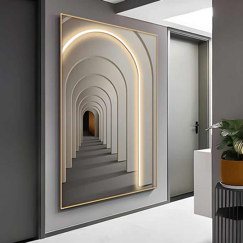 Remote-Controlled Decorative LED Light Canvas Wall Art – Illuminated Hanging Painting for Home Décor
