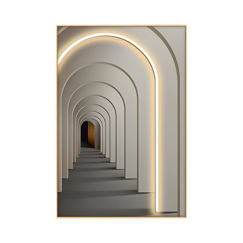 Remote-Controlled Decorative LED Light Canvas Wall Art – Illuminated Hanging Painting for Home Décor