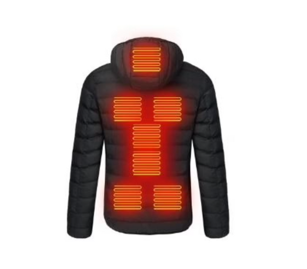 Unisex Heated Jacket - Rechargeable Electric Warm Coat for Men & Women - Perfect for Outdoor Activities & Cold Weather
