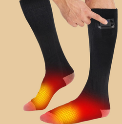 Premium Rechargeable Heated Socks for Ultimate Warmth & Comfort - Perfect for Outdoor Activities, Winter Sports, and Cold Weather