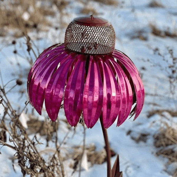 Premium Coneflower Bird Feeder - Durable, Weather-Resistant Design for Attracting Wild Birds - Perfect for Gardens & Patios