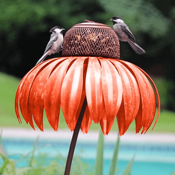 Premium Coneflower Bird Feeder - Durable, Weather-Resistant Design for Attracting Wild Birds - Perfect for Gardens & Patios