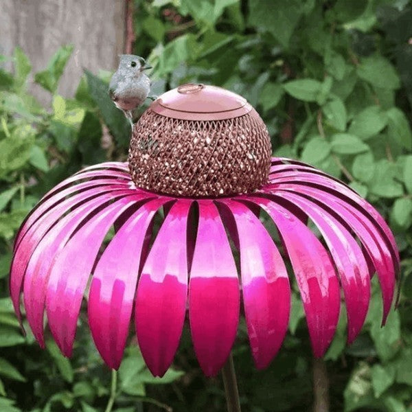 Premium Coneflower Bird Feeder - Durable, Weather-Resistant Design for Attracting Wild Birds - Perfect for Gardens & Patios