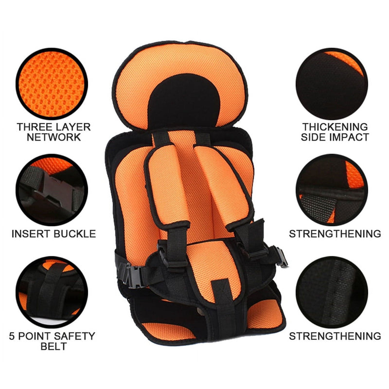 Child Safety Car Seat Cushion - Comfortable & Protective Booster for Kids
