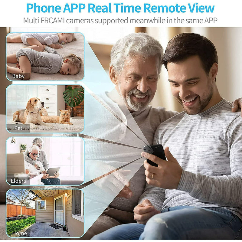 Compact Wireless Magnetic Camera with Real-Time Audio & Video Streaming
