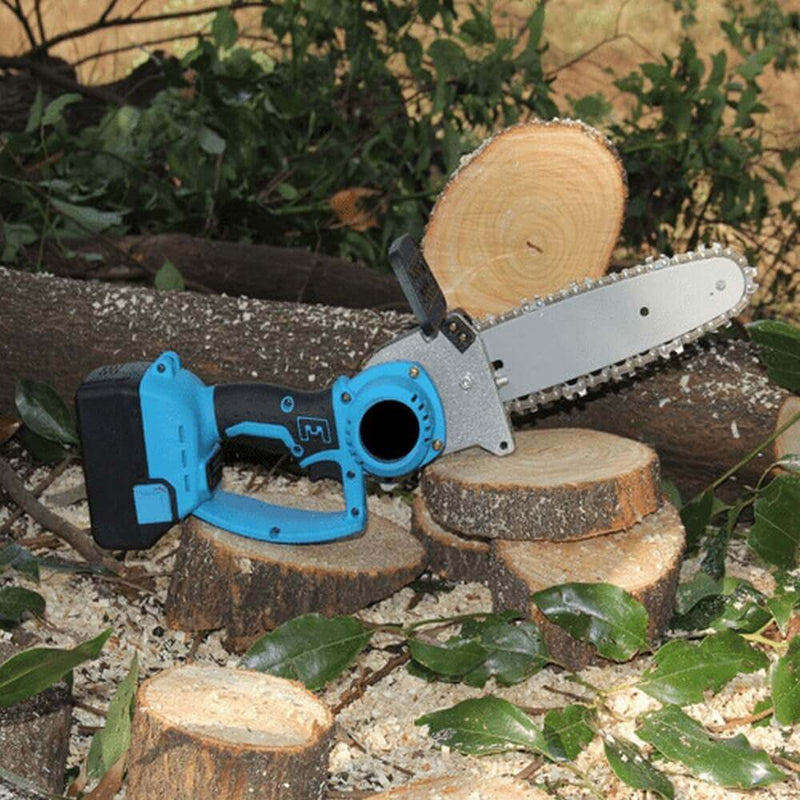 8-Inch & 10-Inch Electric Cordless Chainsaw Kit with 2 Batteries - Lightweight, Powerful & Easy to Use