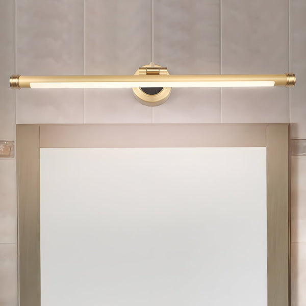 Vintage Style Elegant Linear Gold & Black LED Vanity Light for Bathroom - Modern Chic Lighting Fixture