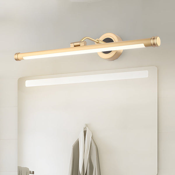 Vintage Style Elegant Linear Gold & Black LED Vanity Light for Bathroom - Modern Chic Lighting Fixture