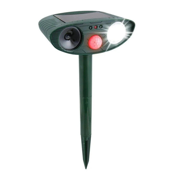 4-Pack Solar-Powered Ultrasonic Deer Repeller - Effective Deer Deterrent, Results in 48 Hours