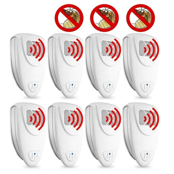 Ultrasonic Bed Bug Repeller - Fast-Acting Bed Bug Elimination in 48 Hours | Safe & Eco-Friendly Solution