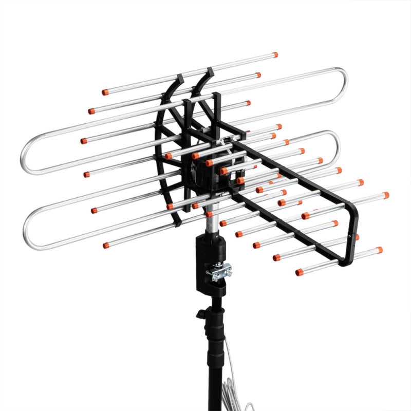 High-Performance Outdoor TV Antenna - 500+ Mile Range for UHF/VHF/FM Radio Reception