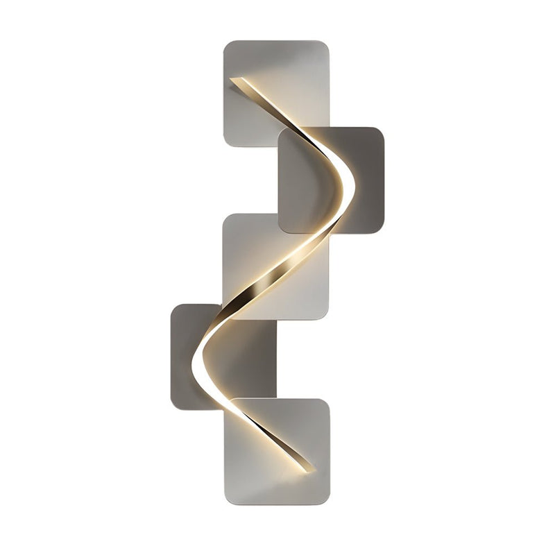 Geometric LED Wall Art Light - USB-Powered Decorative Wall Painting for Modern Home Decor