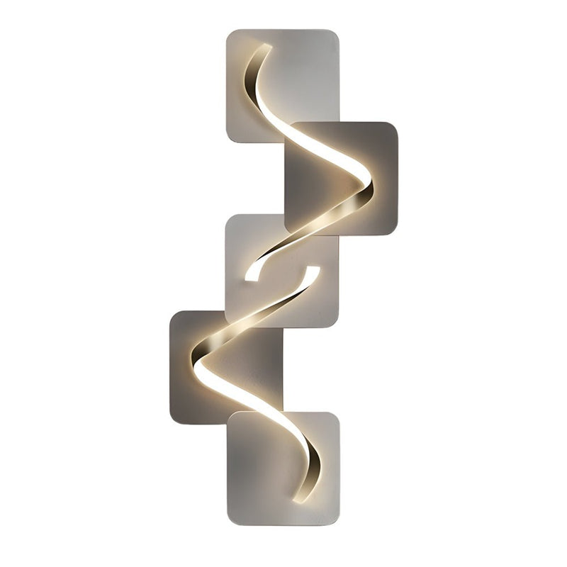 Geometric LED Wall Art Light - USB-Powered Decorative Wall Painting for Modern Home Decor