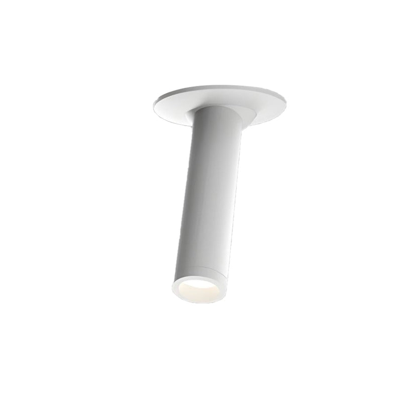 Adjustable Gimbal Head Long Tube Recessed LED Ceiling Spotlight - 360° Angle Rotatable Lighting Fixture