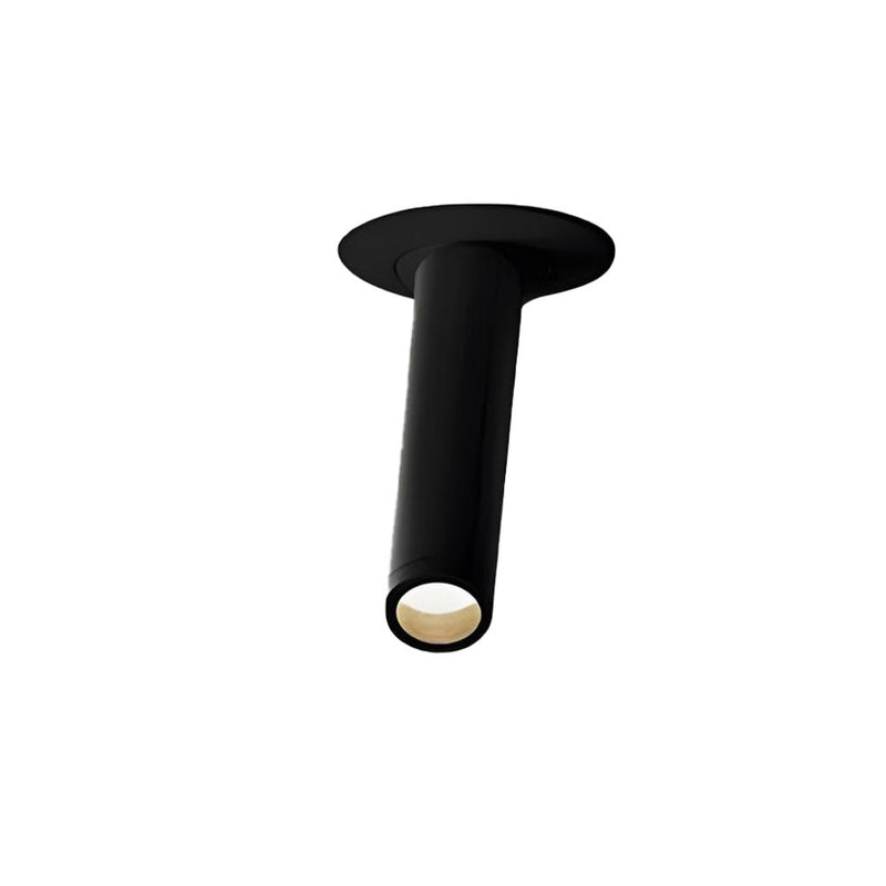 Adjustable Gimbal Head Long Tube Recessed LED Ceiling Spotlight - 360° Angle Rotatable Lighting Fixture