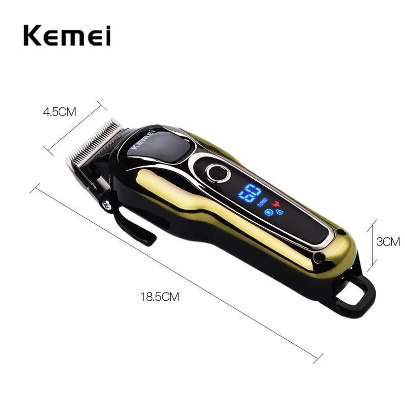 Luxury Professional Hair Clippers Set - Complete Grooming Kit for Salon-Quality Results