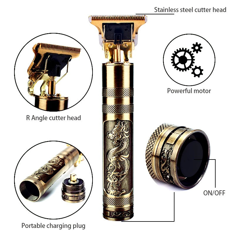 Luxury Professional Hair Clippers Set - Complete Grooming Kit for Salon-Quality Results