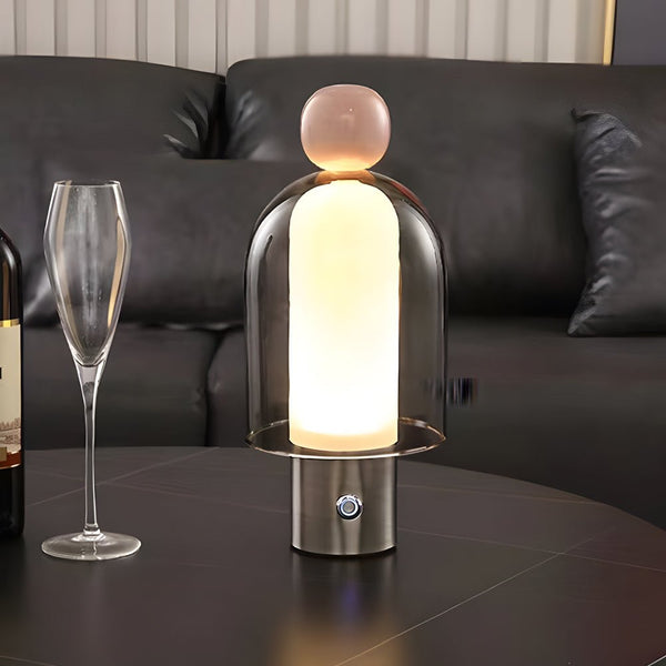 Humanoid LED Accent Table Lamp - Battery Operated, Stylish & Modern Design