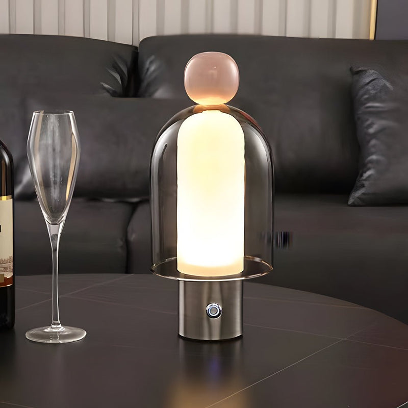 Humanoid LED Accent Table Lamp - Battery Operated, Stylish & Modern Design