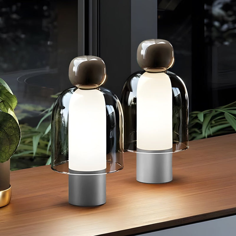 Humanoid LED Accent Table Lamp - Battery Operated, Stylish & Modern Design