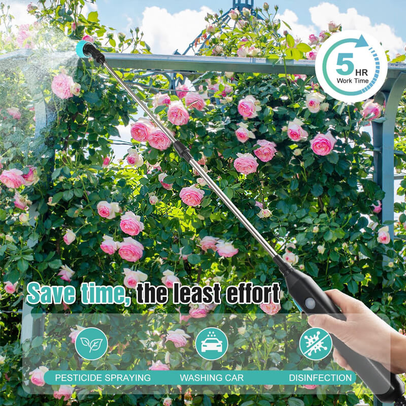Cordless Battery-Powered Garden Sprayer - Portable, Rechargeable, Ideal for Lawn Care & Pest Control