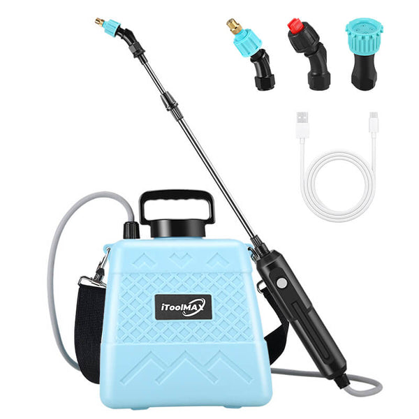 Cordless Battery-Powered Garden Sprayer - Portable, Rechargeable, Ideal for Lawn Care & Pest Control
