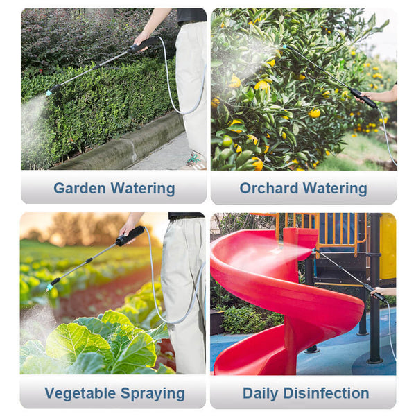 Cordless Battery-Powered Garden Sprayer - Portable, Rechargeable, Ideal for Lawn Care & Pest Control