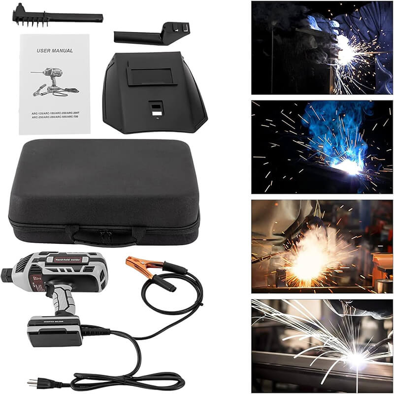 Portable Handheld Welder Kit with 10 Premium Welding Rods - Ideal for DIY Projects and Repairs