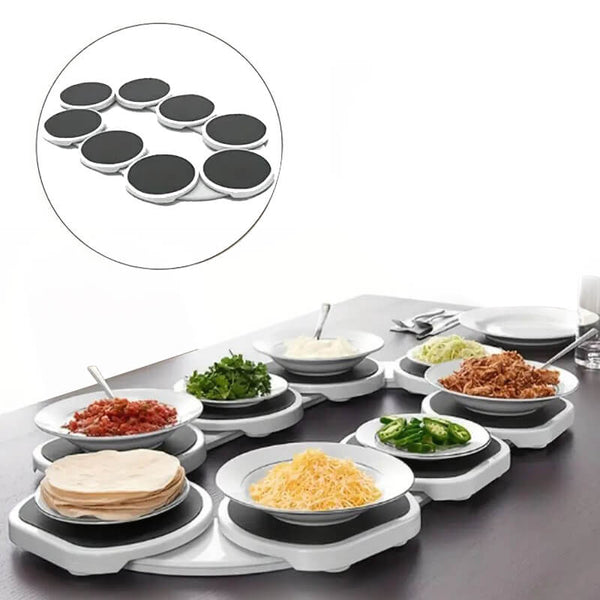 360° Rotating Expandable Turntable Tray - Versatile Serving & Storage Solution