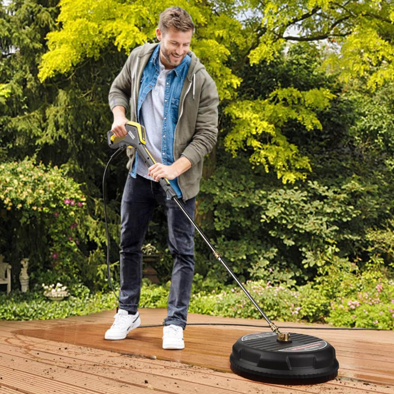 4000 PSI Heavy-Duty Professional Pressure Washer Surface Cleaner - Fast & Efficient Cleaning for Patios, Driveways, and Decks