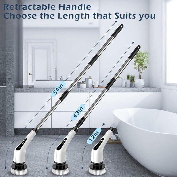 7-in-1 Electric Multi-Surface Scrubber & Cleaner - Powerful, Versatile Cleaning Tool for Home & Kitchen