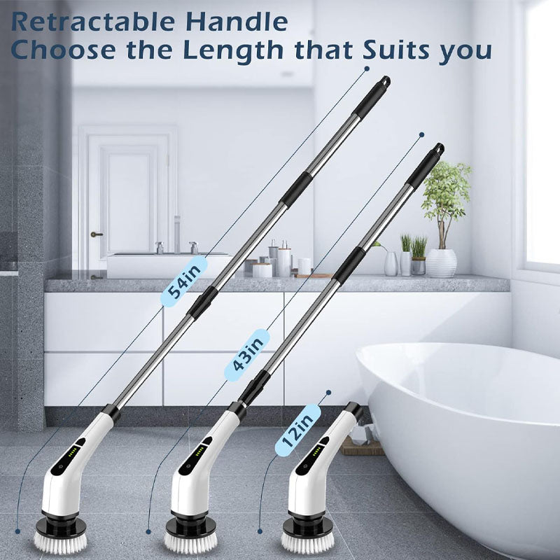 7-in-1 Electric Multi-Surface Scrubber & Cleaner - Powerful, Versatile Cleaning Tool for Home & Kitchen