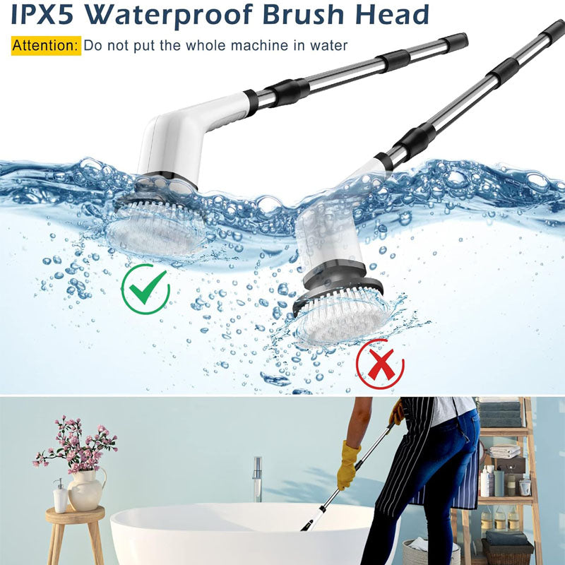7-in-1 Electric Multi-Surface Scrubber & Cleaner - Powerful, Versatile Cleaning Tool for Home & Kitchen