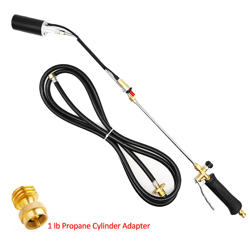 800,000 BTU Propane Torch Weed Burner - Heavy-Duty Outdoor Flame Weeder for Efficient Weed Control