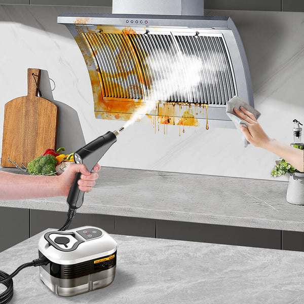 2500W High Pressure Steam Cleaner with Protective Gloves - Powerful, Versatile Cleaning Solution for Home & Outdoor Use