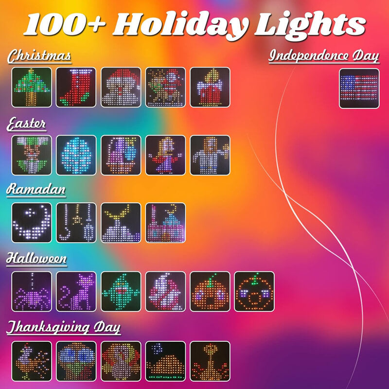 DIY Smart LED Curtain Lights - Sync with Music & App Control for Home Decor