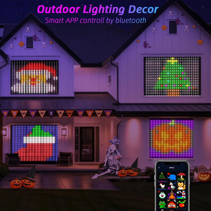 DIY Smart LED Curtain Lights - Sync with Music & App Control for Home Decor