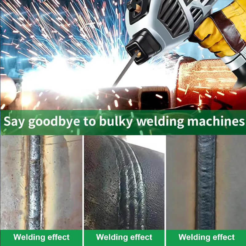 Portable Handheld Welder Kit with 10 Premium Welding Rods - Ideal for DIY Projects and Repairs