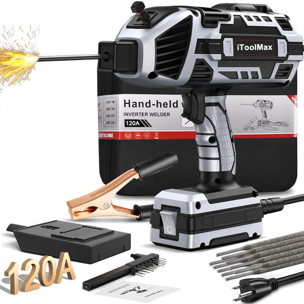 Portable Handheld Welder Kit with 10 Premium Welding Rods - Ideal for DIY Projects and Repairs
