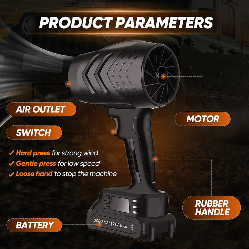High-Pressure Air Blower Pro - Powerful, Efficient Air Blowing Tool for Cleaning & Drying