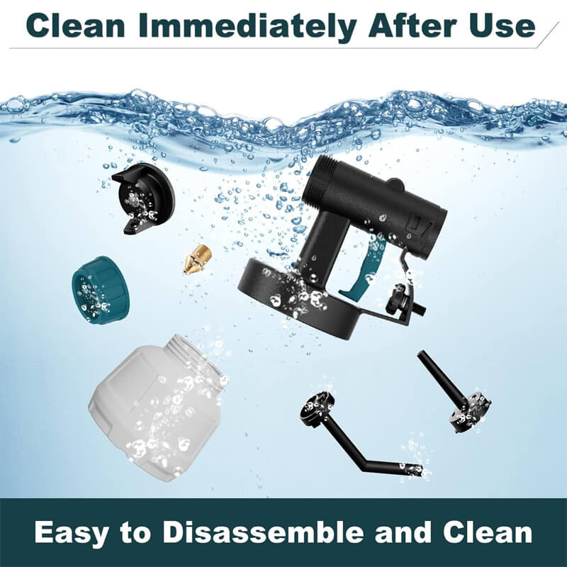 High-Pressure Cordless Paint Sprayer - Includes 2 Rechargeable Batteries for Extended Use