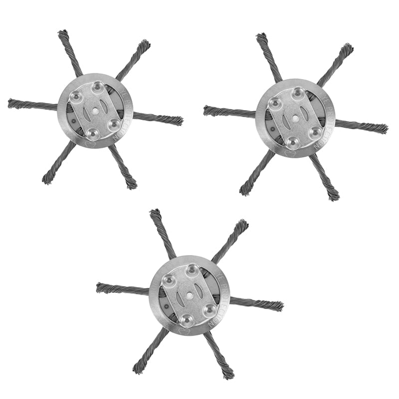 6-Inch Durable Metal Trimmer Head for 3-in-1 Grass Trimmer - Heavy-Duty Replacement Accessory