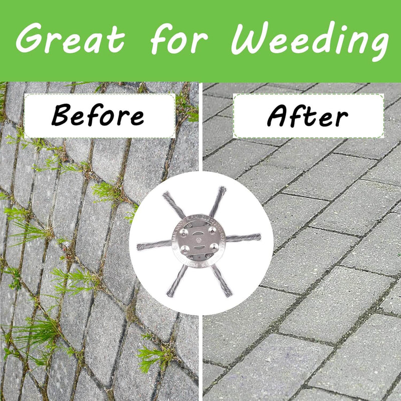 6-Inch Durable Metal Trimmer Head for 3-in-1 Grass Trimmer - Heavy-Duty Replacement Accessory