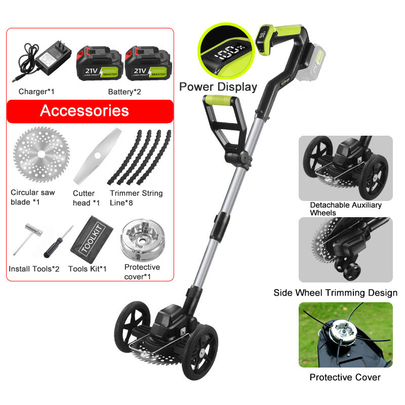 4-in-1 Cordless Weed Eater Pro - Versatile Lawn Care Tool with Edger, Trimmer, and Blower Functions