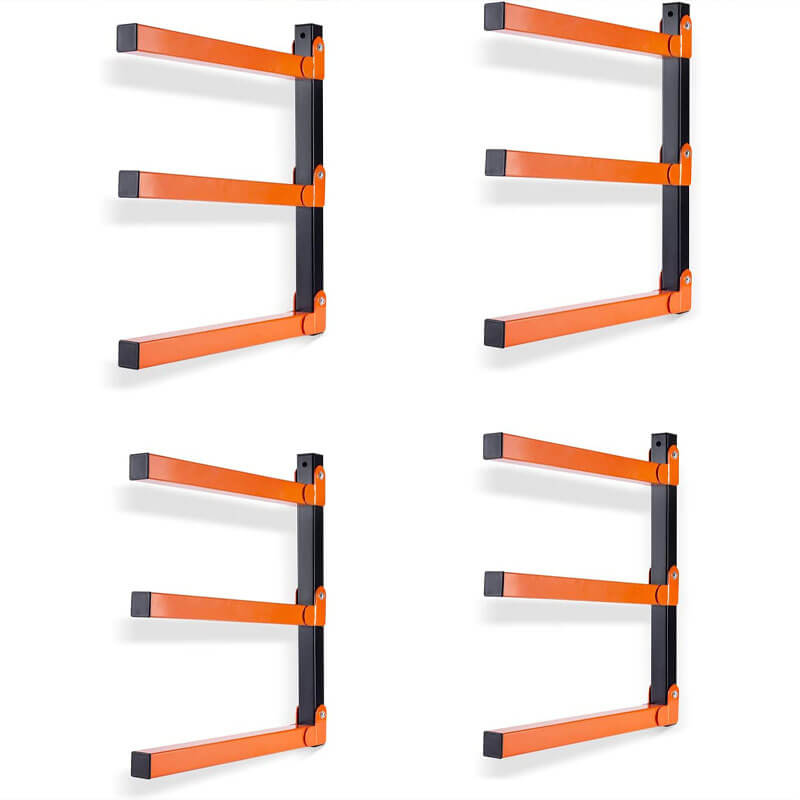 Heavy-Duty Wall Mounted Steel Storage Rack - Industrial-Grade Organizer for Garage, Shed, or Home Use